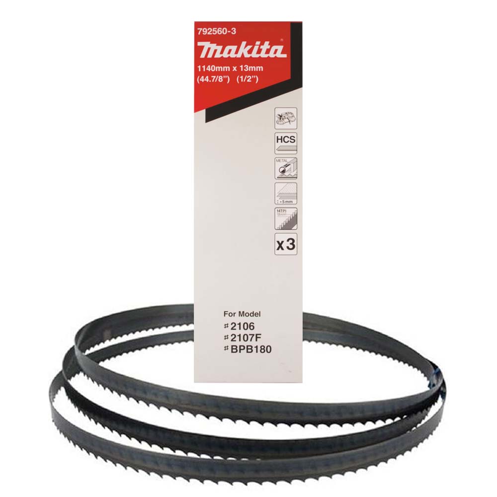 792560-3 ใบเลื่อยสายพาน 14tpi HCS DPB180,2107F