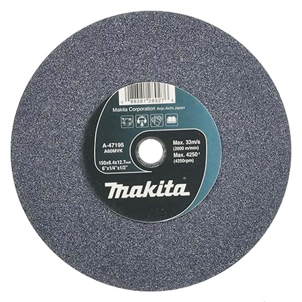 A-47195 หินเทา MAKITA 6" 150x6.4x12.7mm A60M