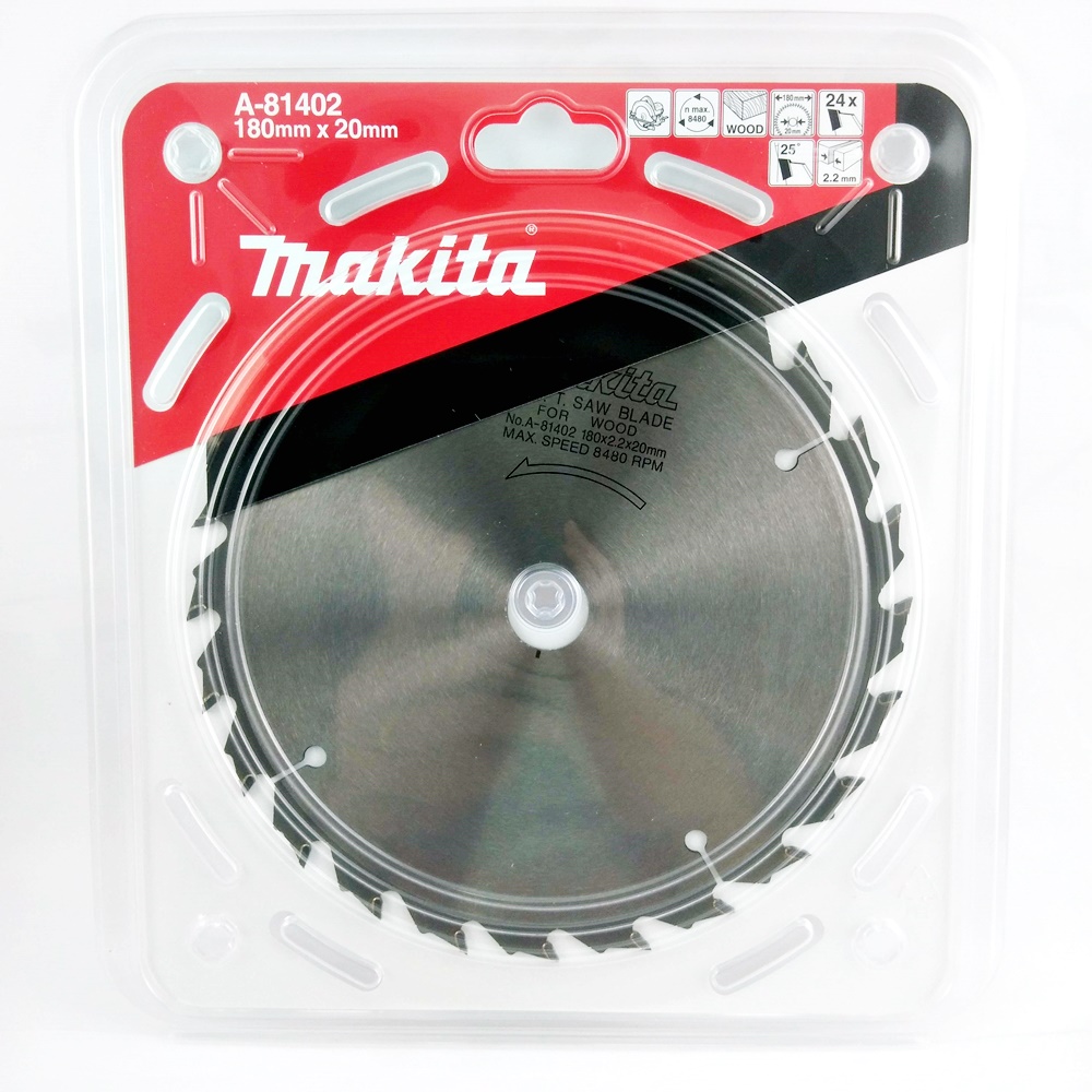 A-81402 ใบเลื่อยวงเดือน TCT 180x20x24T (ตัดไม้)