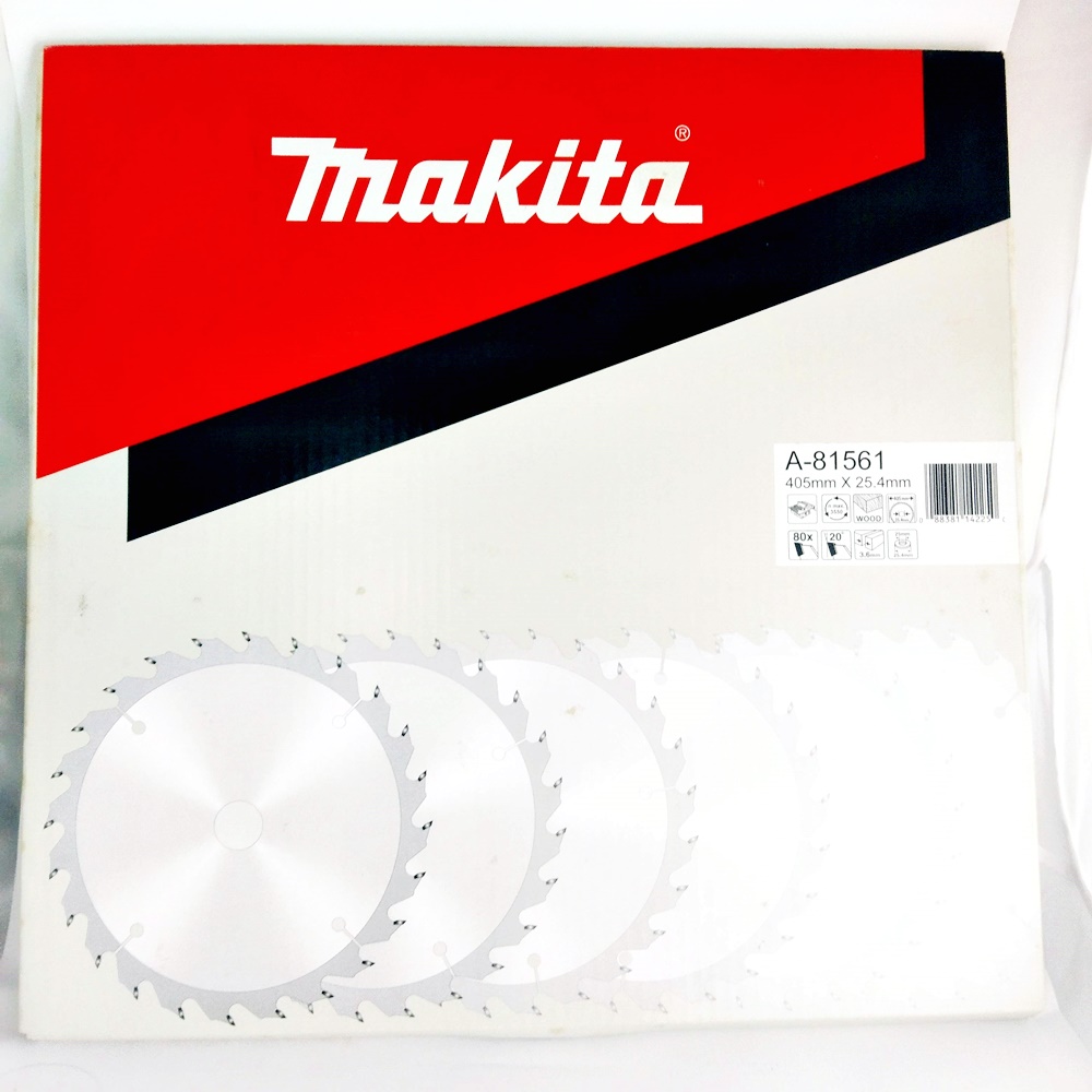 A-81561 ใบเลื่อยวงเดือน TCT 405x25.4x80T (ตัดไม้)