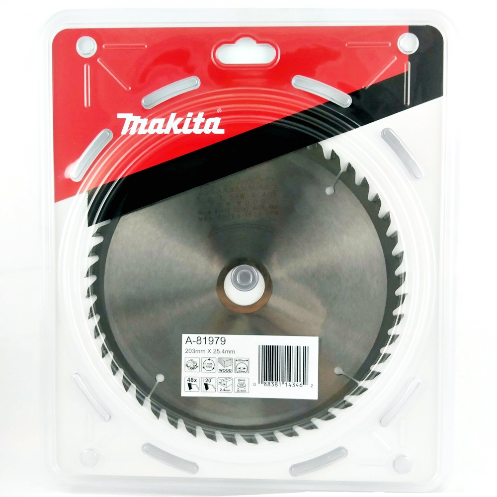 A-81979 ใบเลื่อยวงเดือน TCT 203x25.4x48T (ตัดไม้)