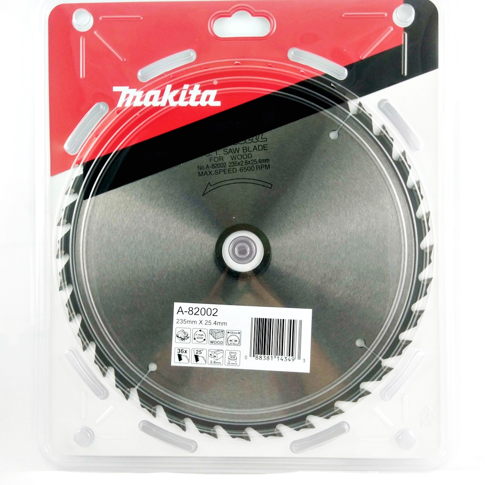 A-82002 ใบเลื่อยวงเดือน TCT 235x25.4x36T (ตัดไม้)