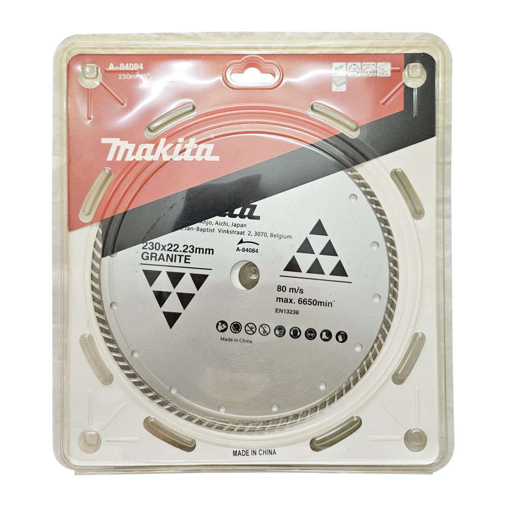 A-84084 ใบเพชร ตัดคอนกรีต  ขนาด 9นิ้ว 230x2.6x7x22.23x-มิลลิเมตร (สีเงิน)