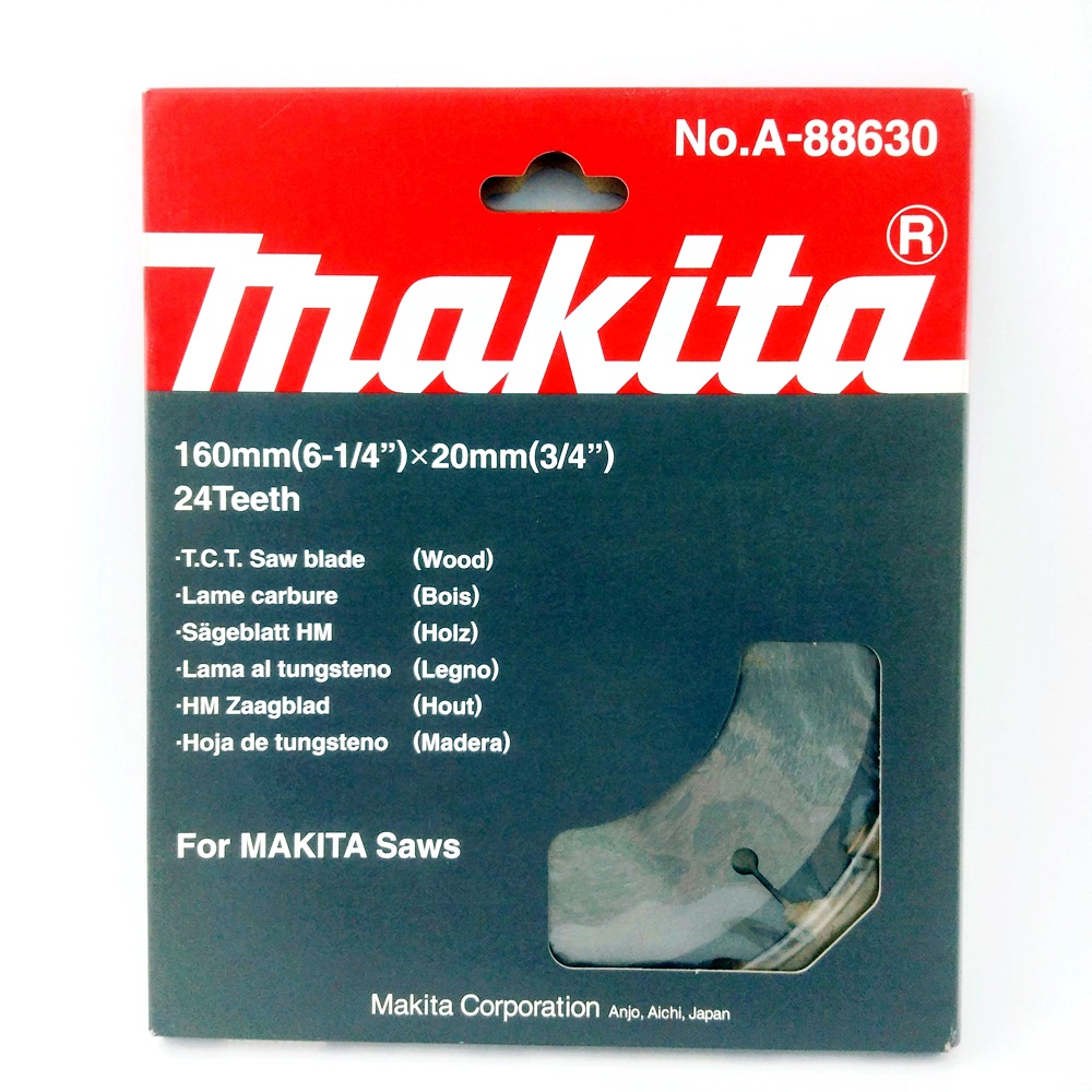 A-88630 ใบเลื่อยวงเดือน TCT M-Red 160x20x24T (ตัดไม้)