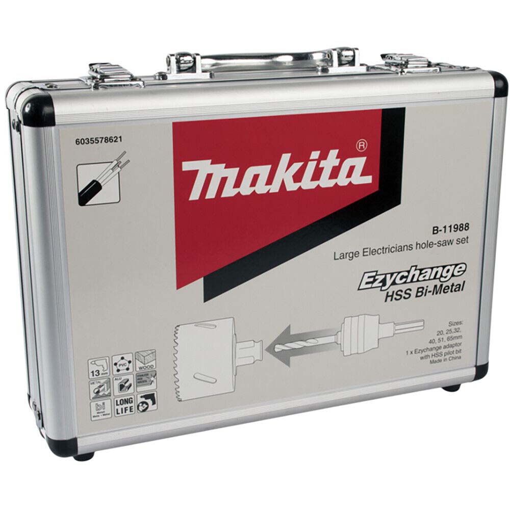 B-11988 6pc Ezychange HS 20,25,32,40,51,65 & Adapter set.