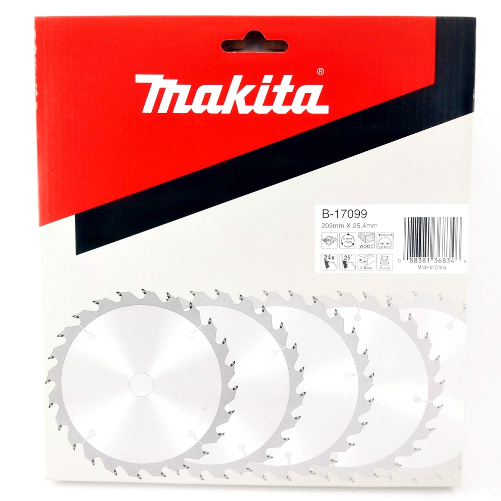 B-17099 ใบเลื่อยวงเดือน TCT 203x25.4x24T (ตัดไม้)