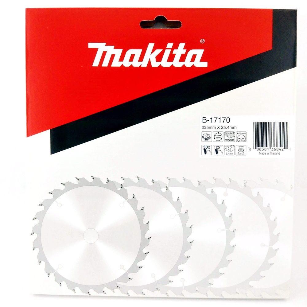 B-17170 ใบเลื่อยวงเดือน TCT 235x25.4x30T (ตัดไม้)