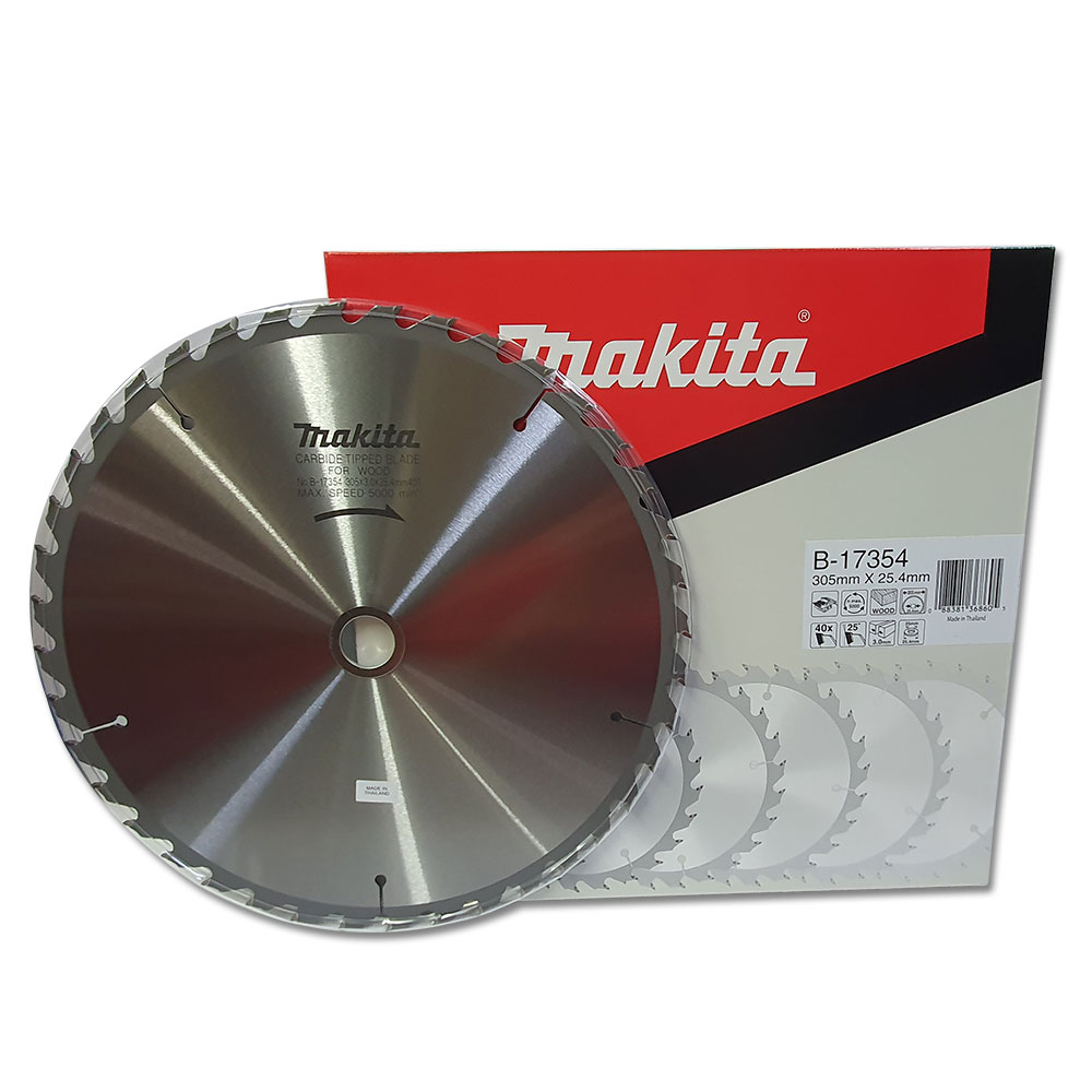 B-17354 ใบเลื่อยวงเดือน TCT 305x25.4x40T (ตัดไม้)
