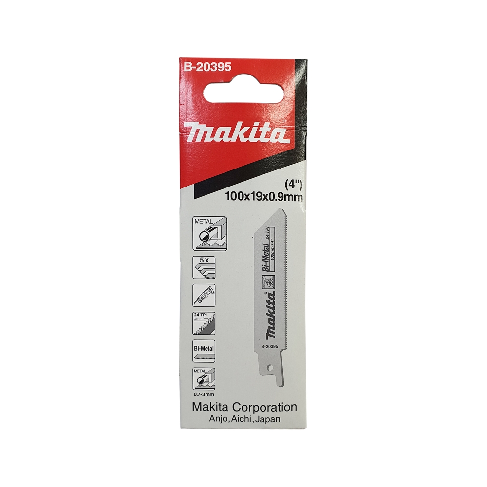 B-20395 ใบเลื่อยชัก 24tpi 100mm BIM