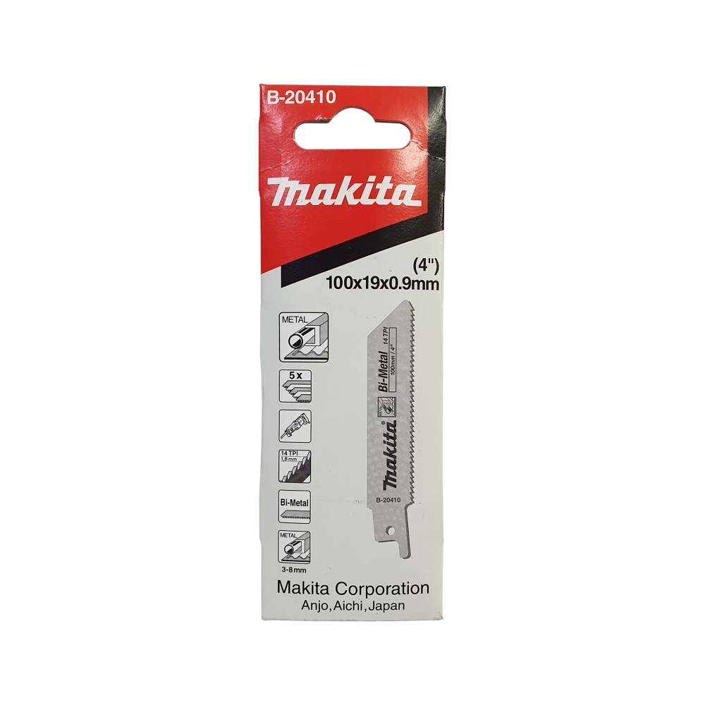 B-20410 ใบเลื่อยชัก 14tpi 100mm BIM