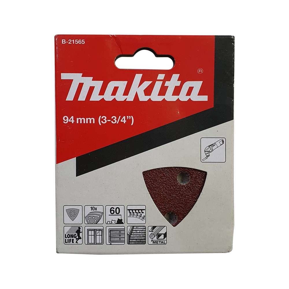 B-21565 Abrasive Paper D-Long 60 (10Pcs/Set) (Wood) (Set)