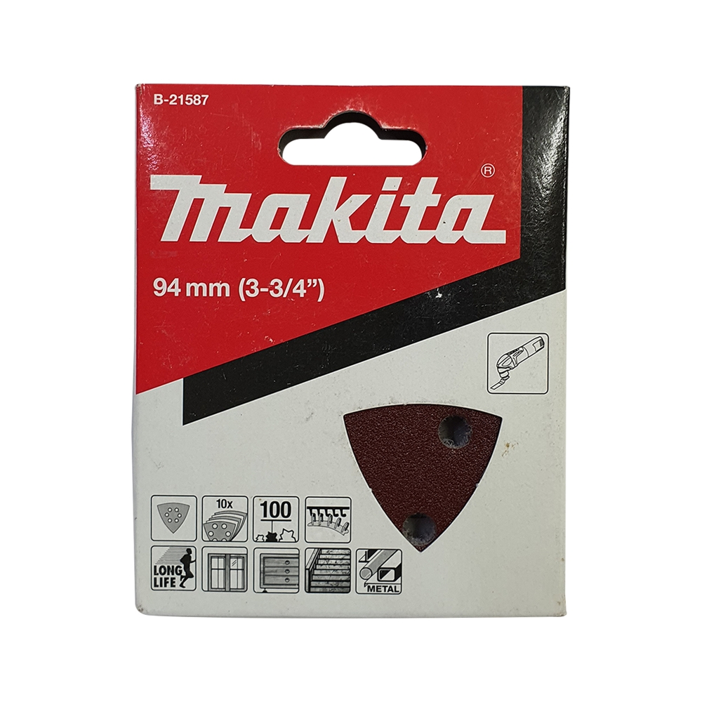 B-21587 Abrasive Paper D-Long 100 (10Pcs/Set) (Wood) (Set)