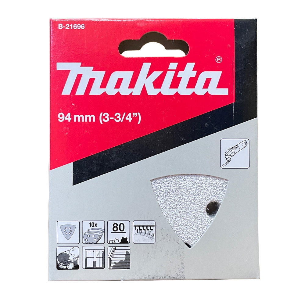 B-21696 Abrasive Paper D-White 80 (10Pcs/Set) (Paint) (Set)