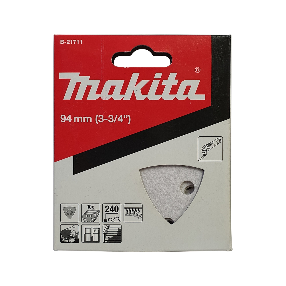 B-21711 Abrasive Paper D-White 240 (10Pcs/Set) (Paint) (Set)