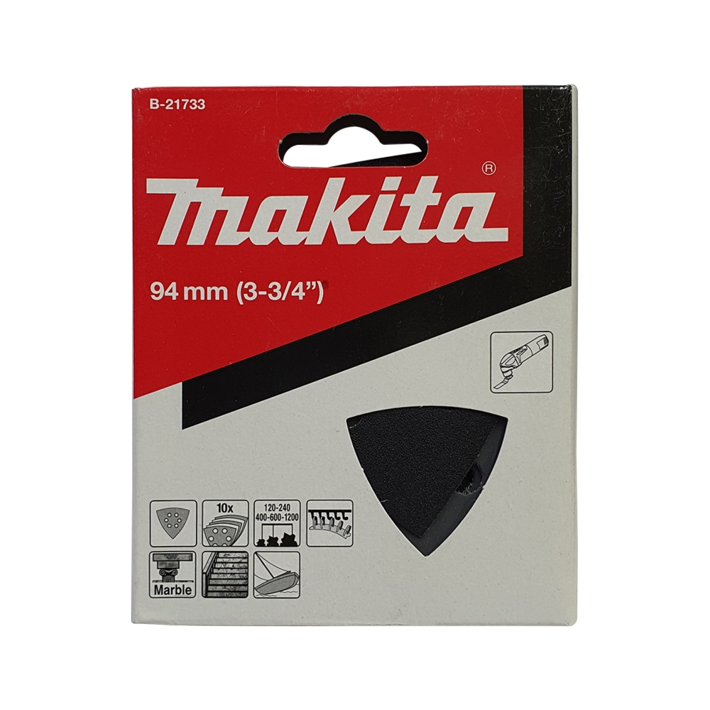 B-21733 Abrasive Paper D-Black Set (10Pcs/Set) (Stone Glass) (Set)