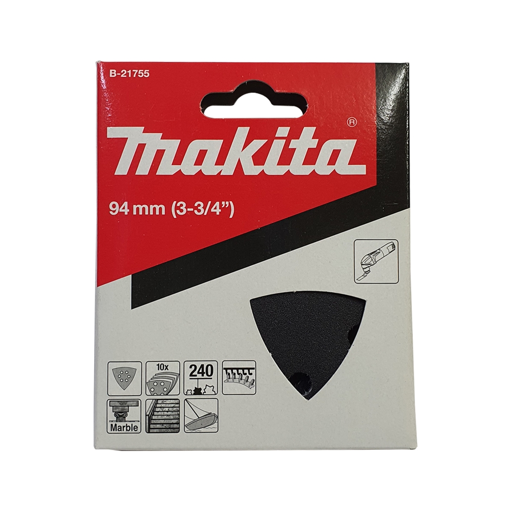 B-21755 Abrasive Paper D-Black 240 (10Pcs/Set) (Stone Glass) (Set)