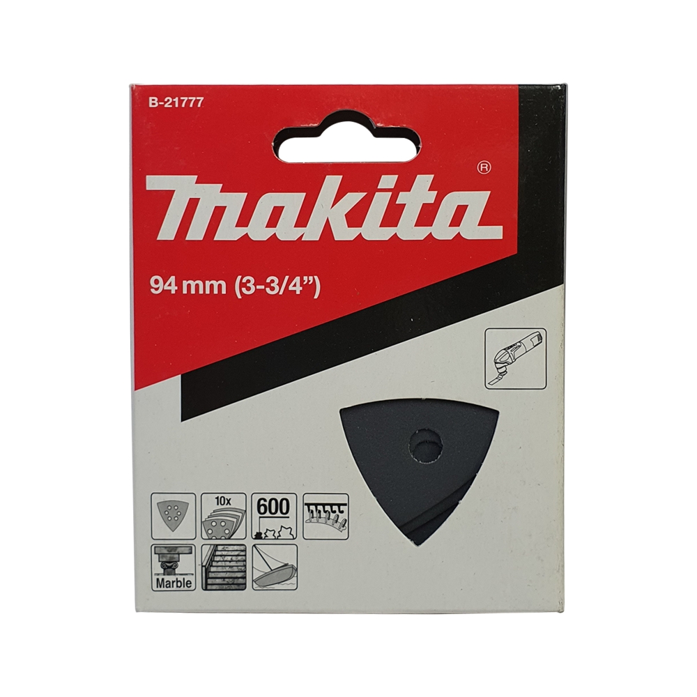 B-21777 Abrasive Paper D-Black 600 (10Pcs/Set) (Stone Glass) (Set)