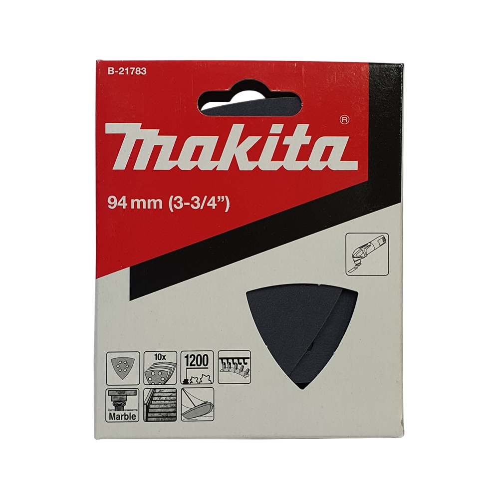 B-21783 Abrasive Paper D-Black 1200 (10Pcs/Set) (Stone Glass) (Set)