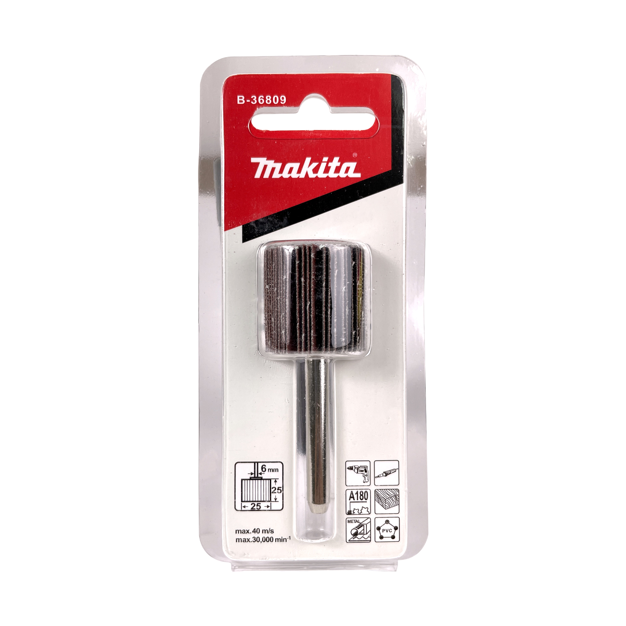 B-36809 Flap Wheel A180 25.4 x 25.4 x 6mm