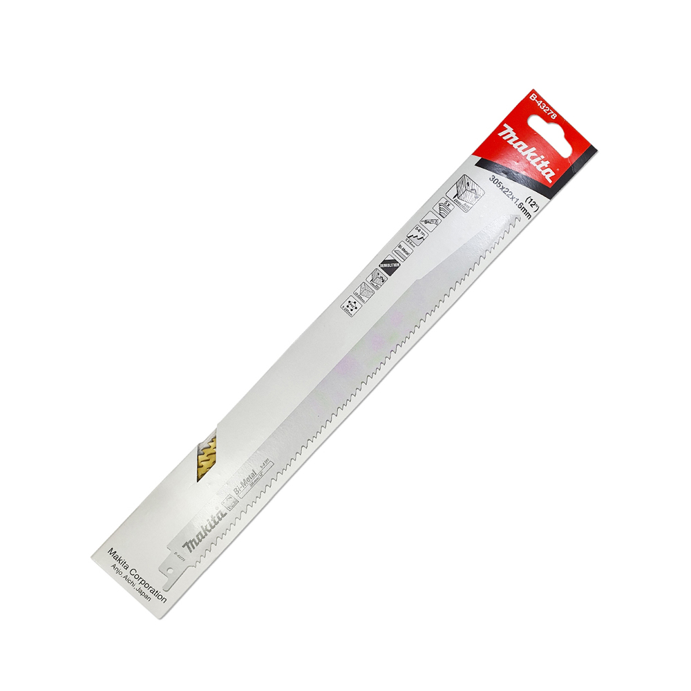 B-43278 ใบเลื่อยชัก 5-8tpi 305mm BIM
