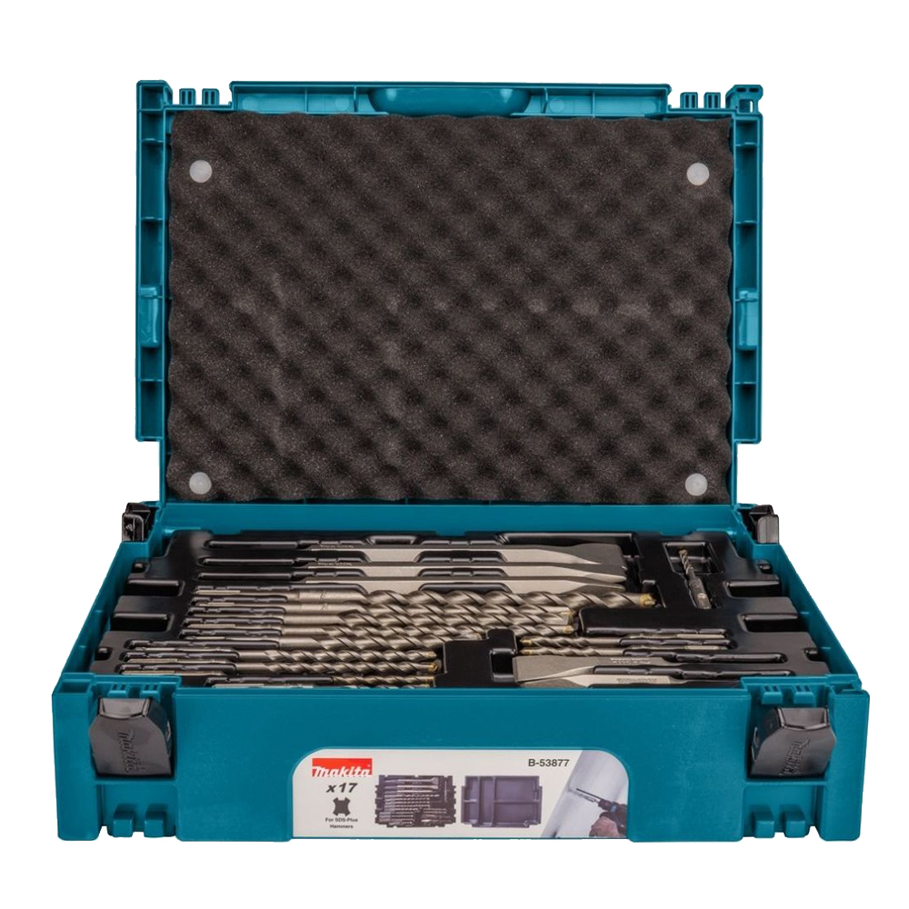 B-53877 ชุด MAKPAC ดอก SDS-Plus 17 ชิ้น