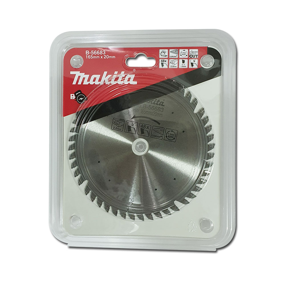 B-56683 ใบเลื่อยรุ่นพิเศษ 165x20x48T ตัดCORIAN