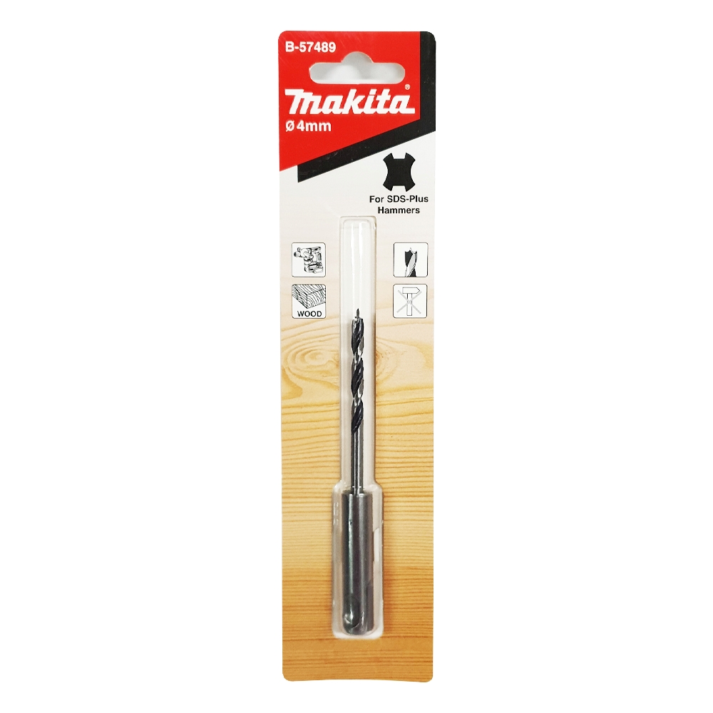 B-57489 ดอกเจาะไม้ SDS-Plus 4x105 mm