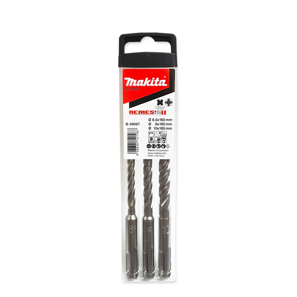 B-59097 ชุดดอกสว่าน SDS NemesisII 3 ดอก 6.5,8,10x165mm