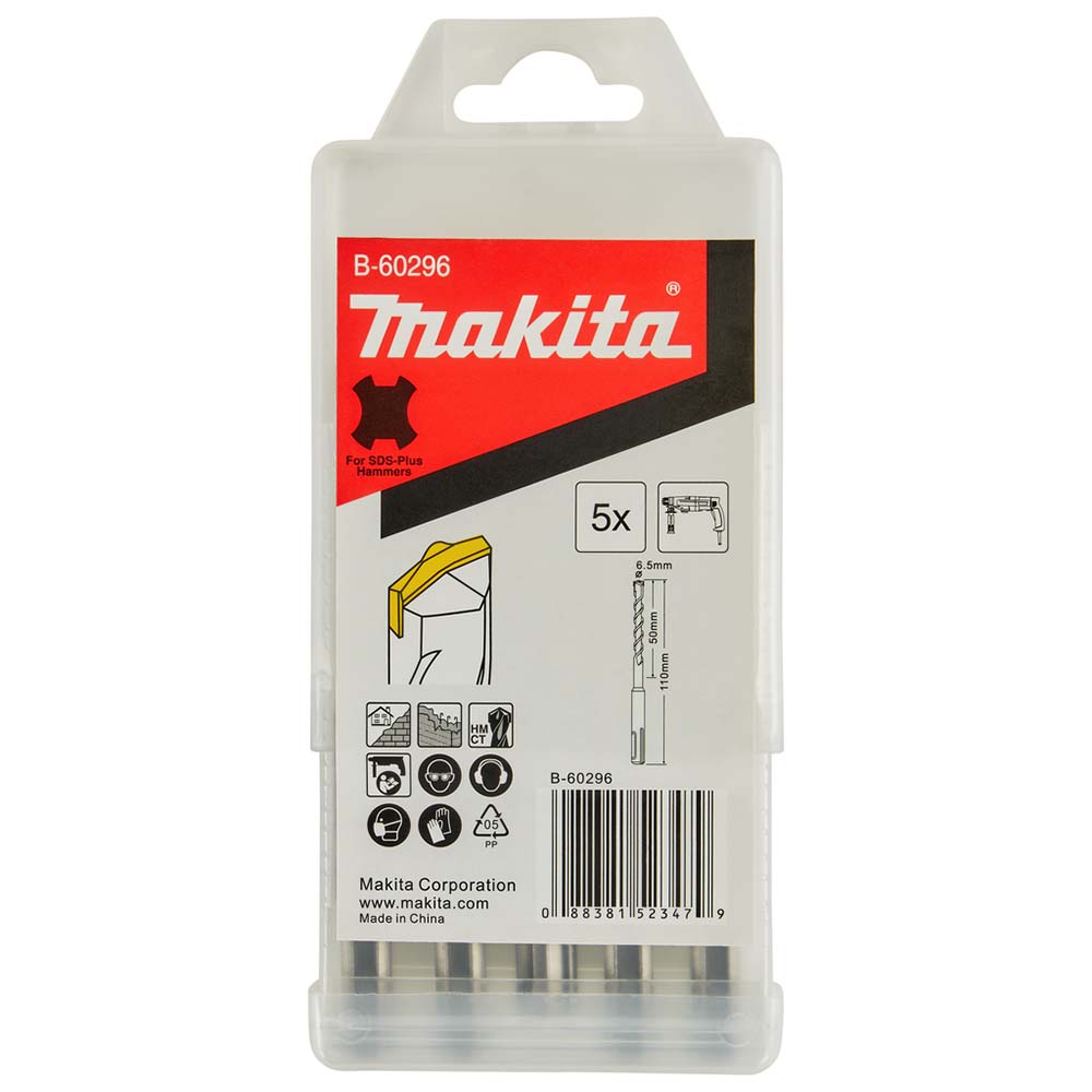 B-60296 ดอกสว่าน SDS Centering Tip 6.5x110 mm (5 ดอกชุด)