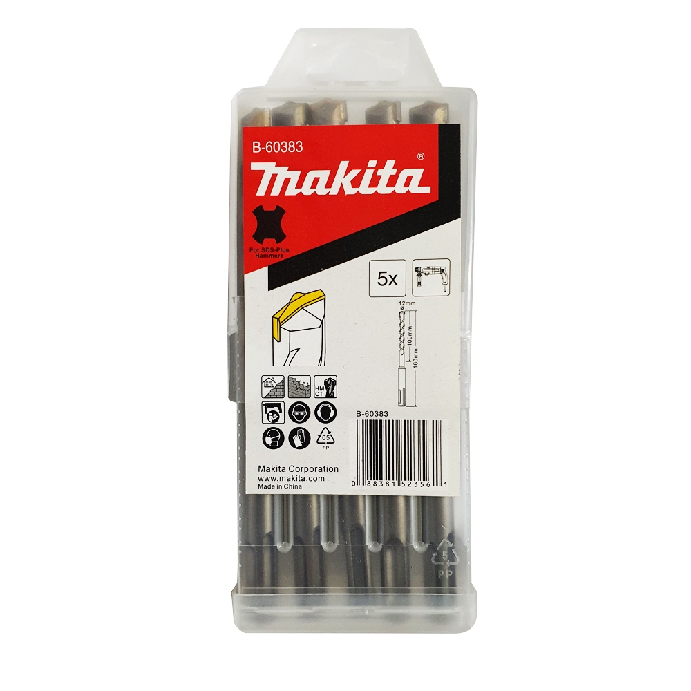 B-60383 ดอกสว่าน SDS Centering Tip 12x160 mm (5 ดอกชุด)