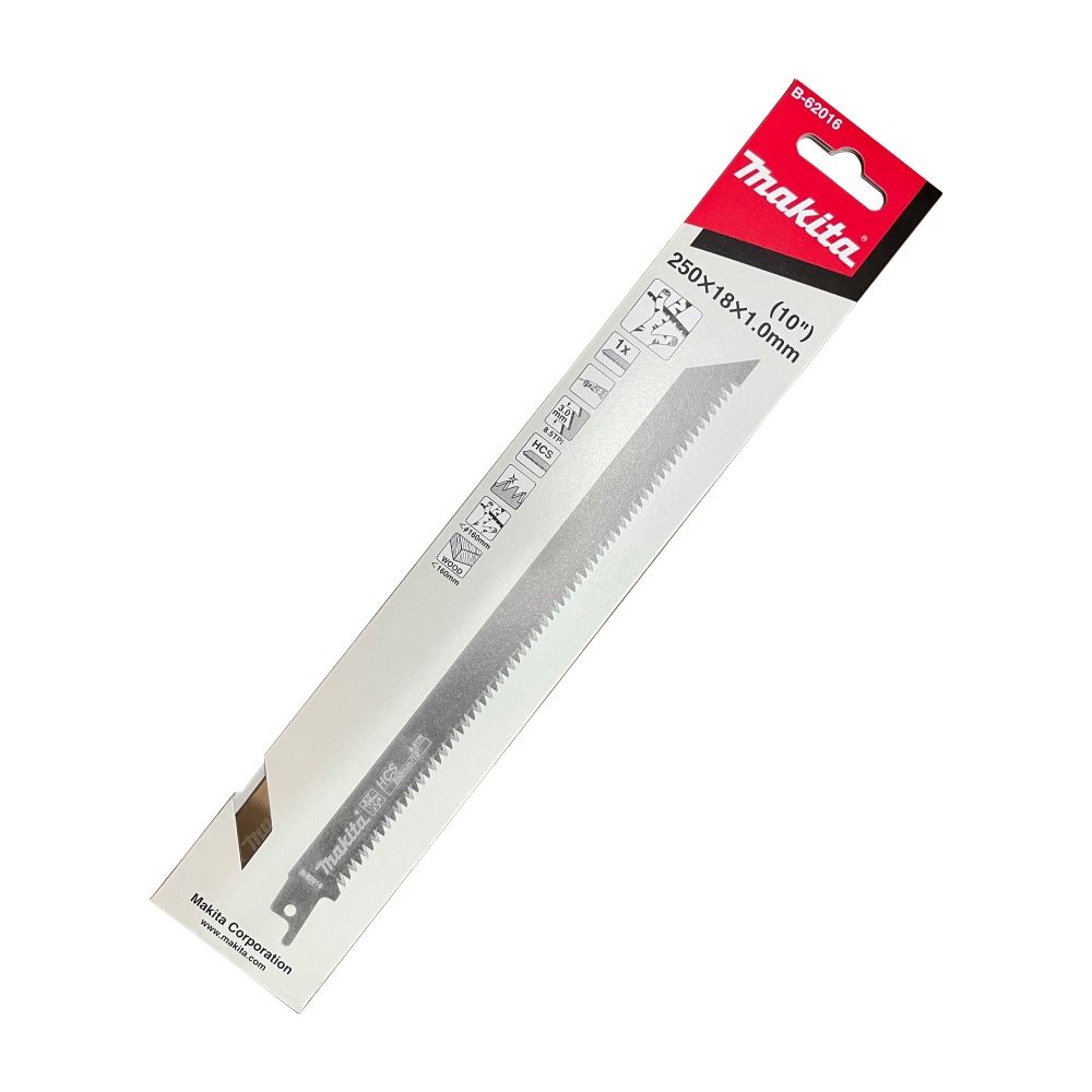 B-62016 ใบเลื่อยชัก 8.5tpi 250mm HCS