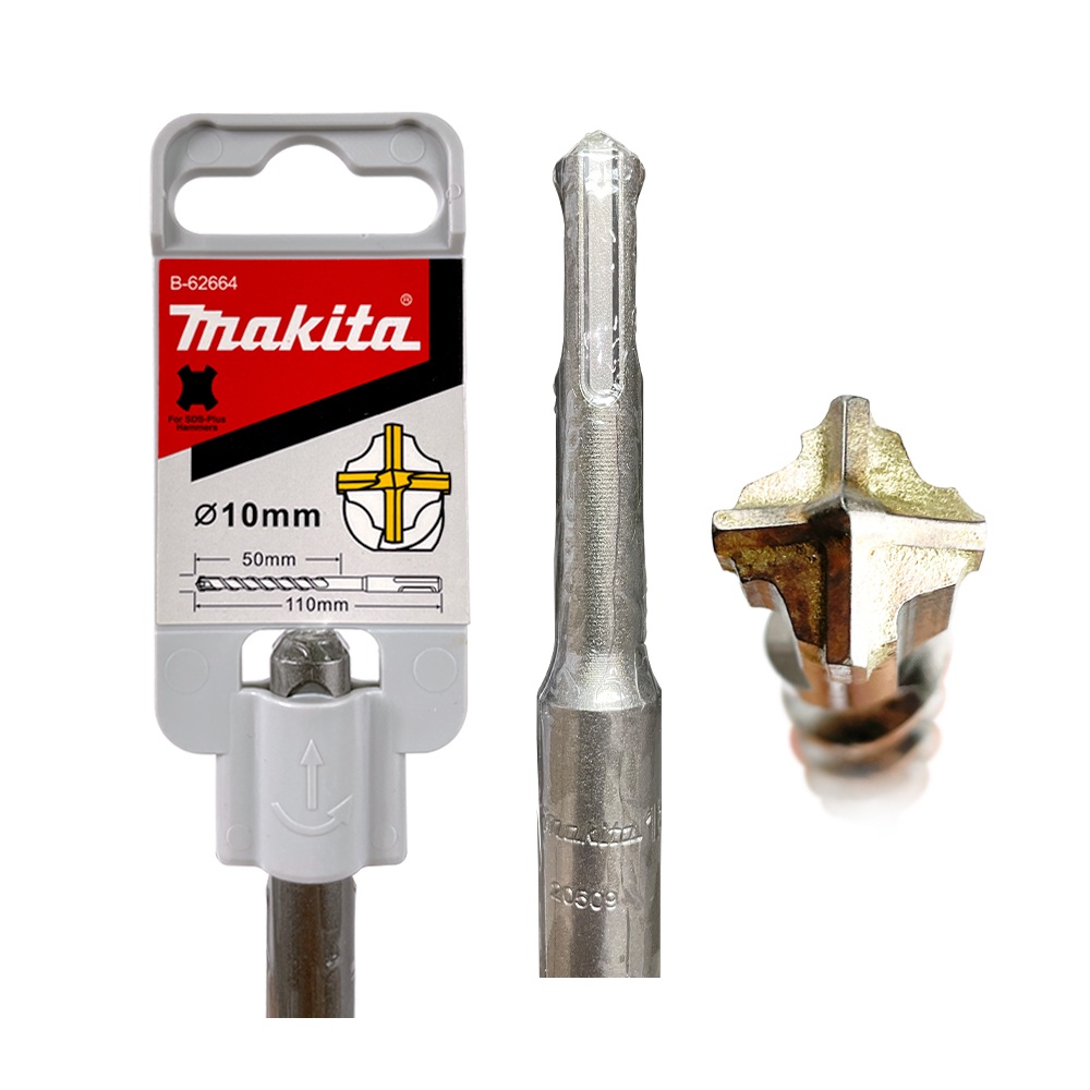 B-62664 ดอกสว่าน SDS 4-Cutter 10 x 110 mm