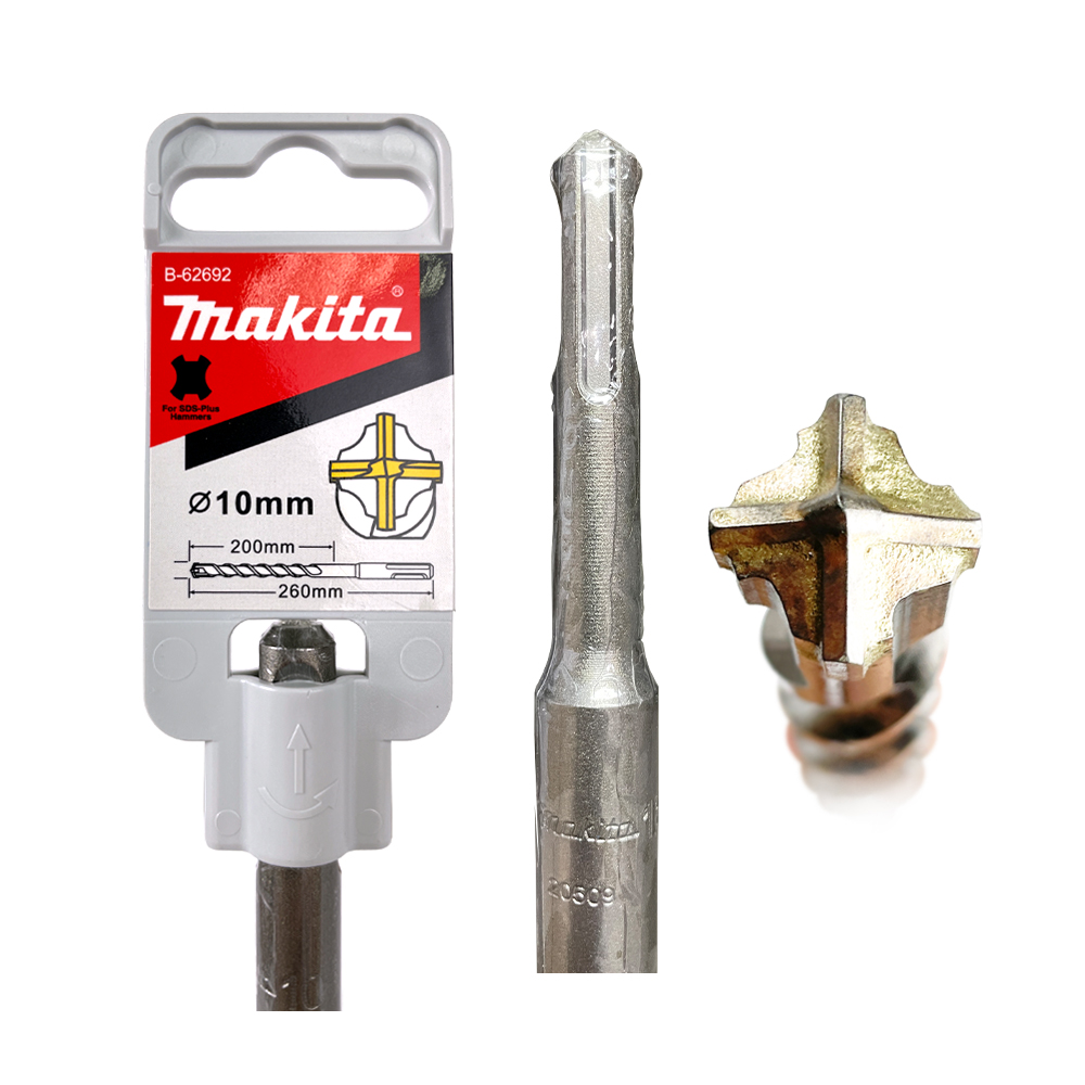 B-62692 ดอกสว่าน SDS 4-Cutter 10 x 260 mm