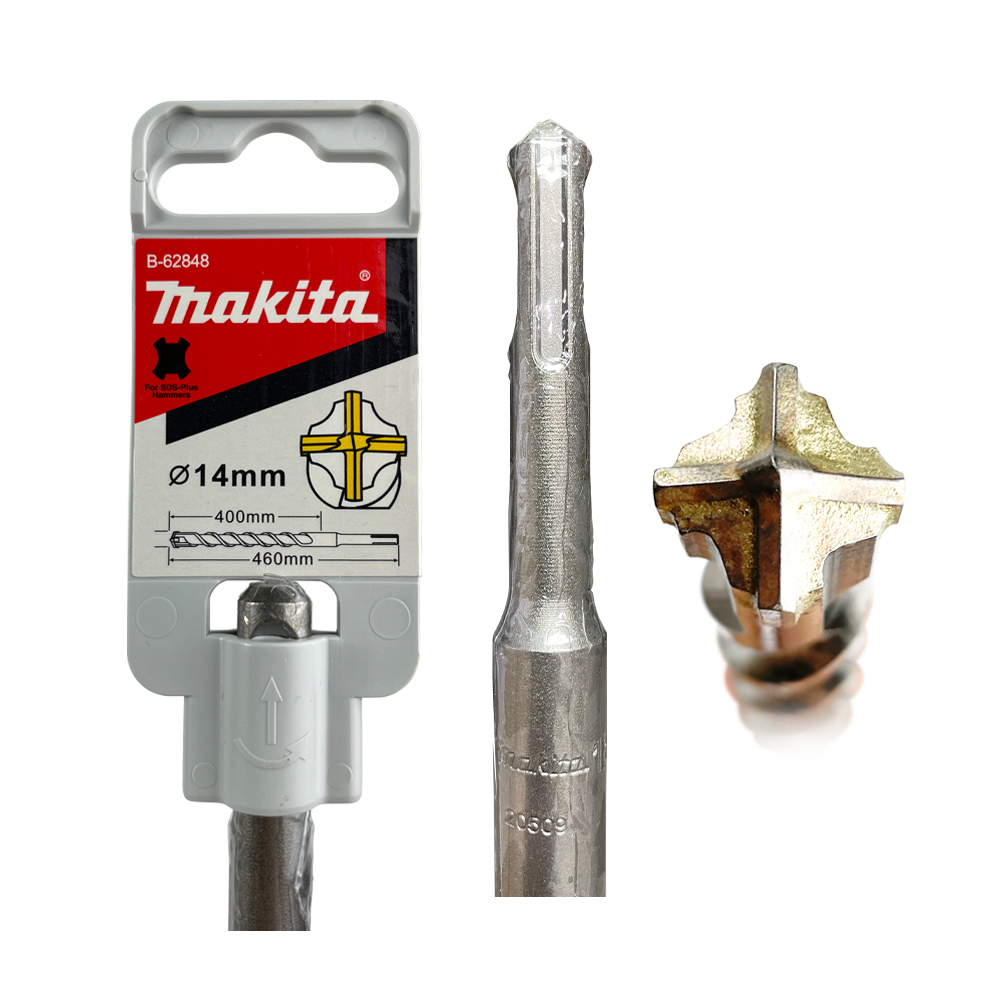B-62848 ดอกสว่าน SDS 4-Cutter 14 x 460 mm