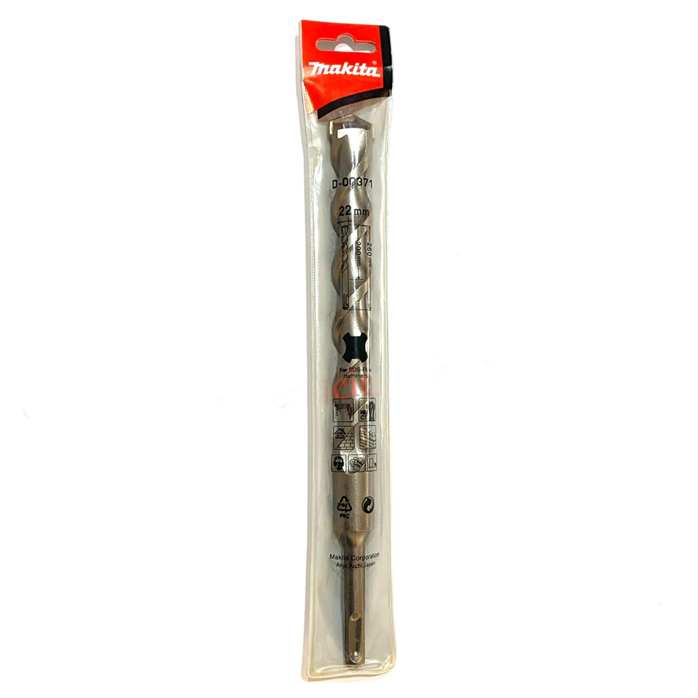 D-00371 TCT Drill Bit for SDS-2PLUS Hammers 22x260x200mm