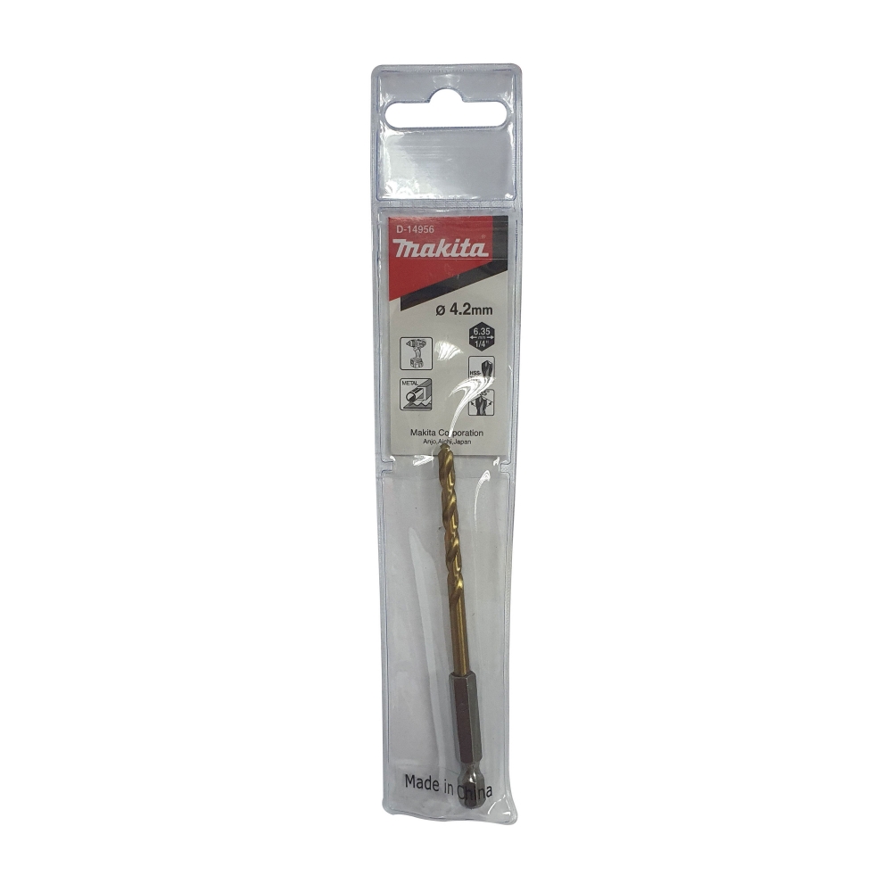 D-14956 ดอกเจาะเหล็ก HSS TiN 4.2x95mm MZ