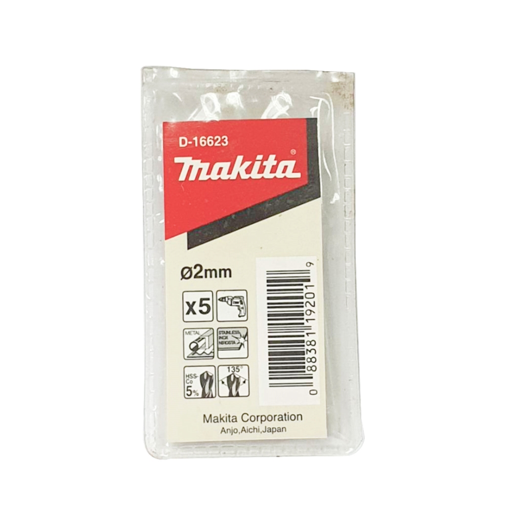 D-16623 ดอกเจาะเหล็ก HSS-Co 2.00x49mm