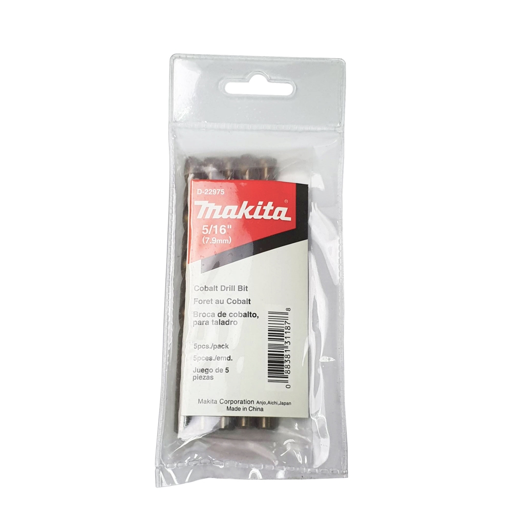 D-22975 ดอกเจาะเหล็ก HCo 5/16"x4-1/2"