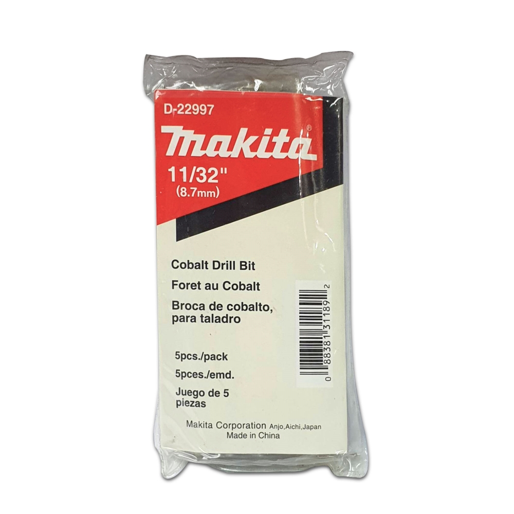 D-22997 ดอกเจาะเหล็ก HCo 11/32"x4-3/4"