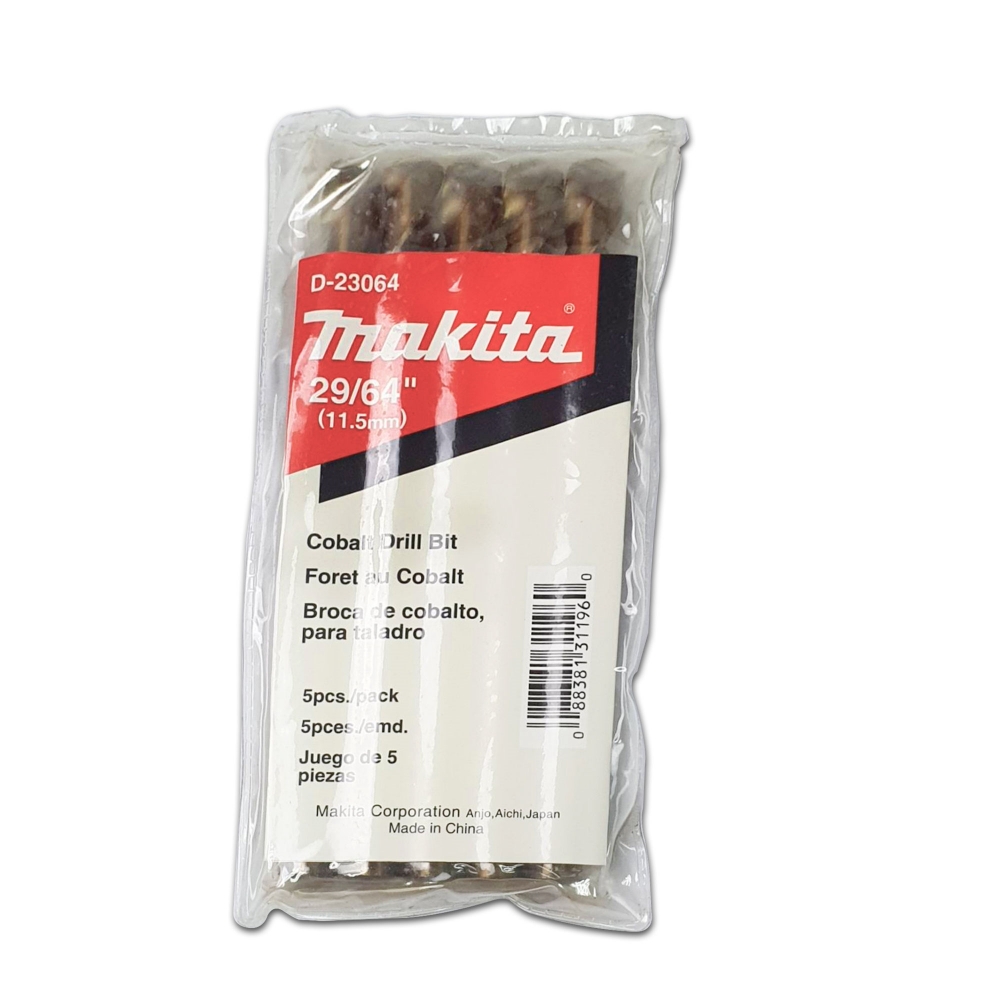 D-23064 ดอกเจาะเหล็ก HCo 29/64"x5-5/8"