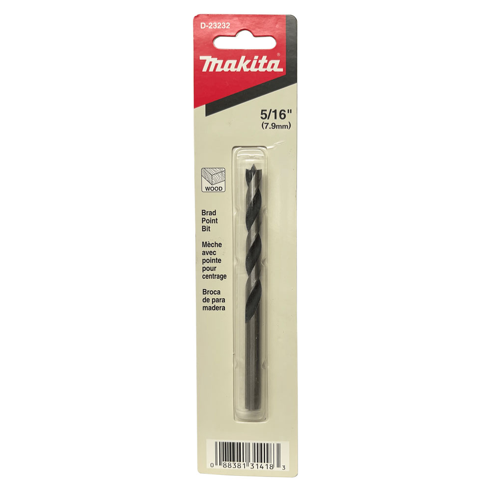 D-23232 ดอกเจาะไม้ 5/16"x4-1/2" ก้านกลม