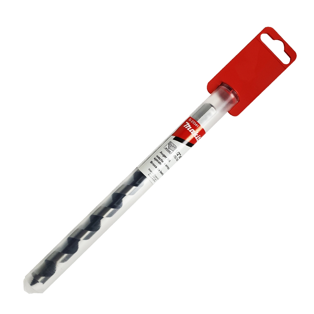 D-23341 ดอกเจาะไม้ Single Spur Auger 1/2"x8"x5-1/8" ก้านกลม