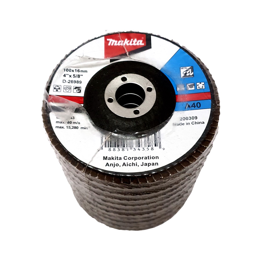 D-26989 4"xA40 กระดาษทรายซ้อนเฉียง Fiber Glass