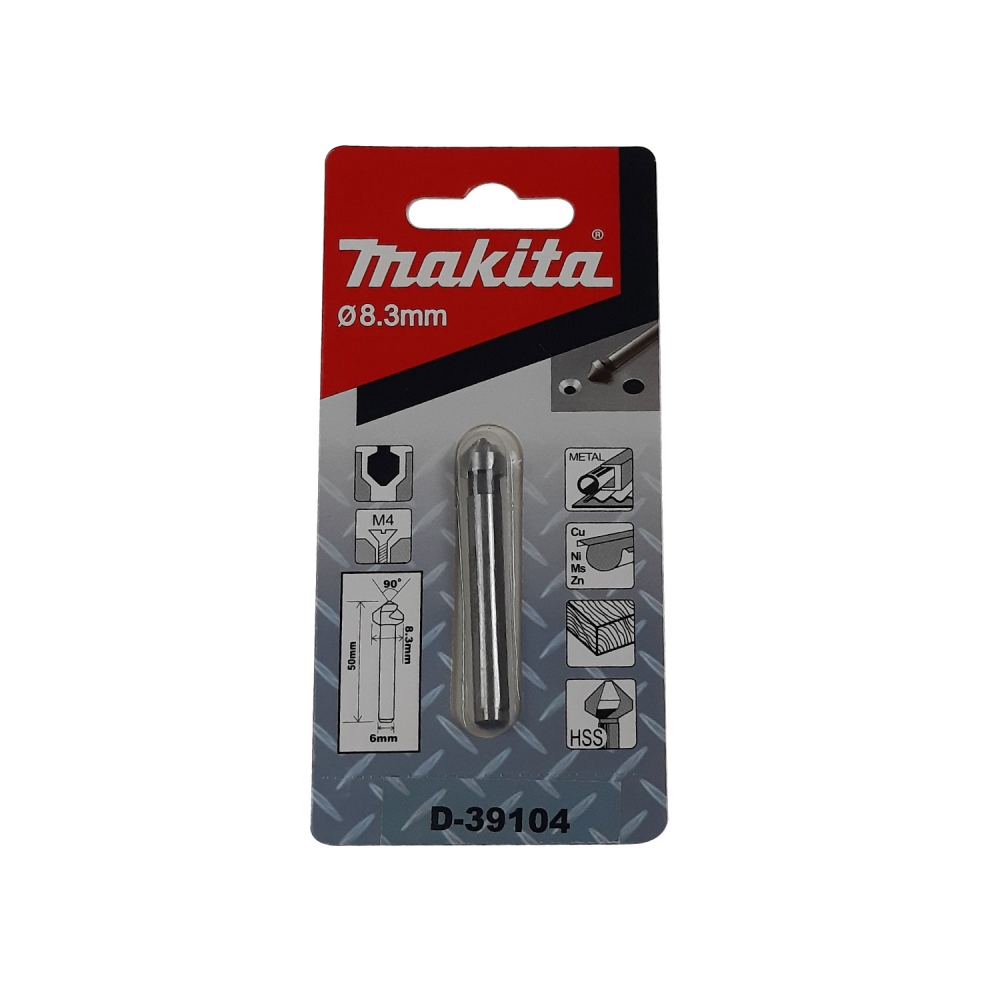 D-39104 ดอก Countersink 8.3x50mm 3 คม 90 องศา (M4)