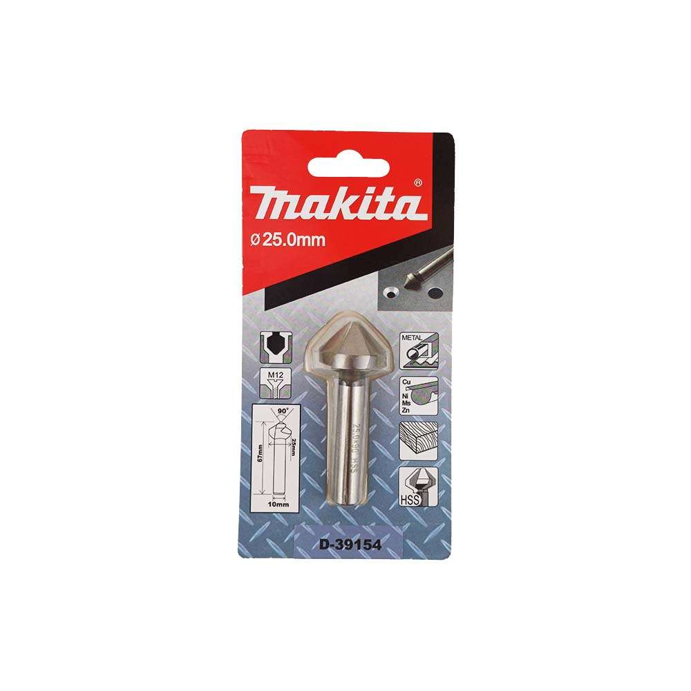 D-39154 ดอก Countersink 25x67mm 3 คม 90 องศา (M12)