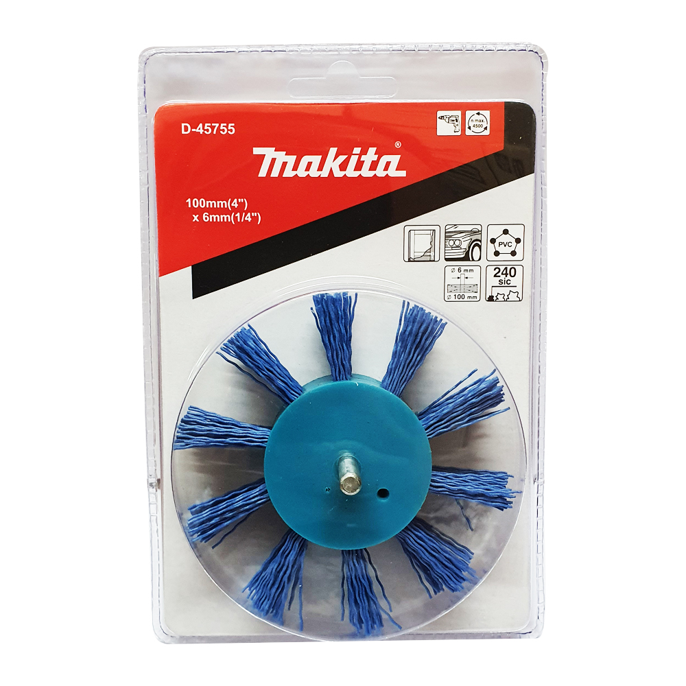 D-45755 แปรงกระจาย 100mm(4")x6mm(1/4") #240