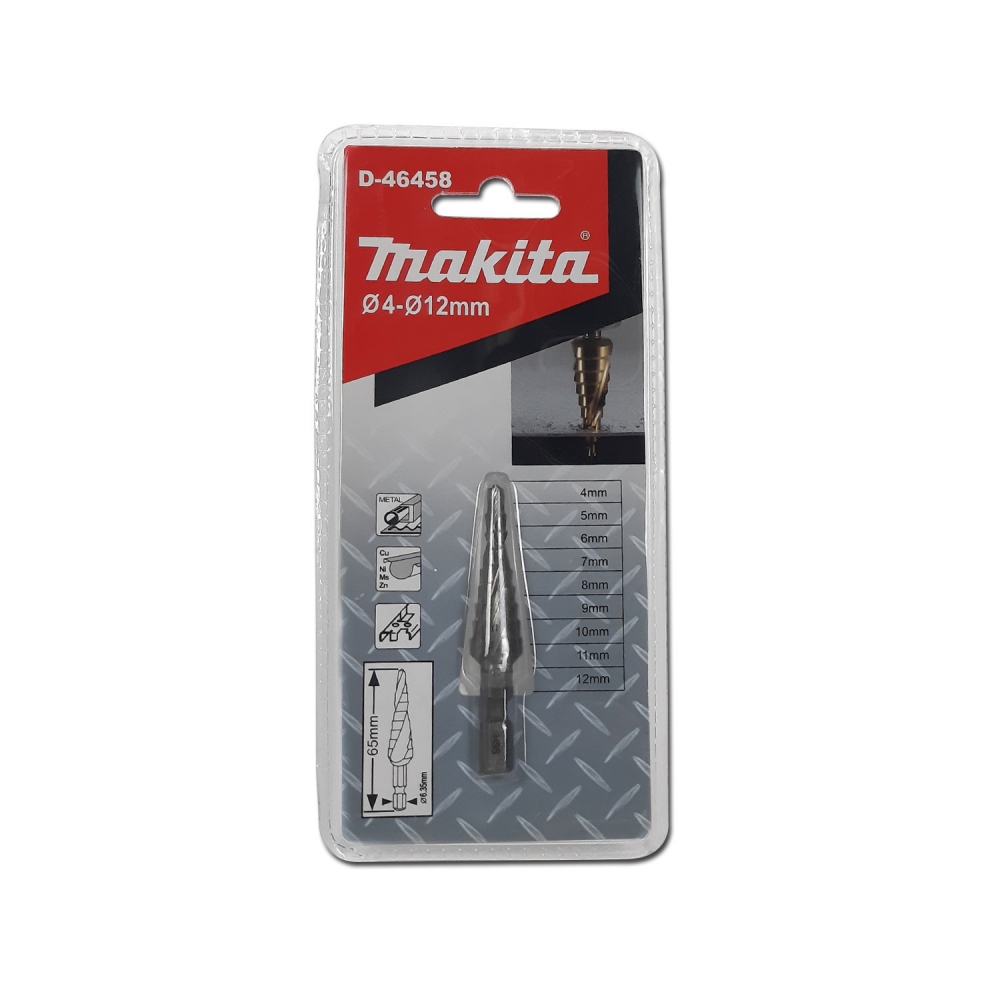 D-46458 ดอก Step Spiral Flute 4-12x65 mm NZ