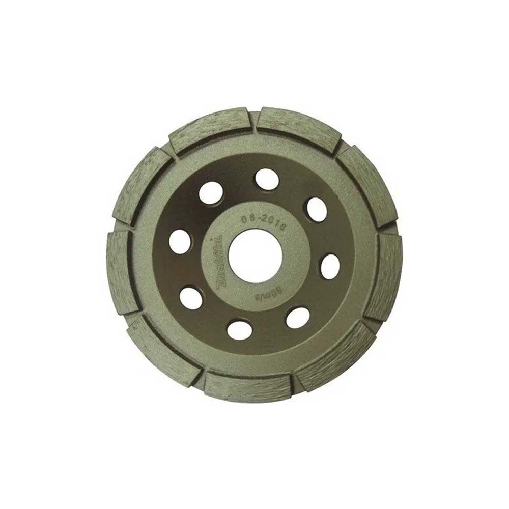 D-60676 ใบเพชรถ้วย แบบSingle Type ขัดหยาบ ขนาด 4.1/2นิ้ว 115x8x5x22.23x-มิลลิเมตร (สีเงิน)