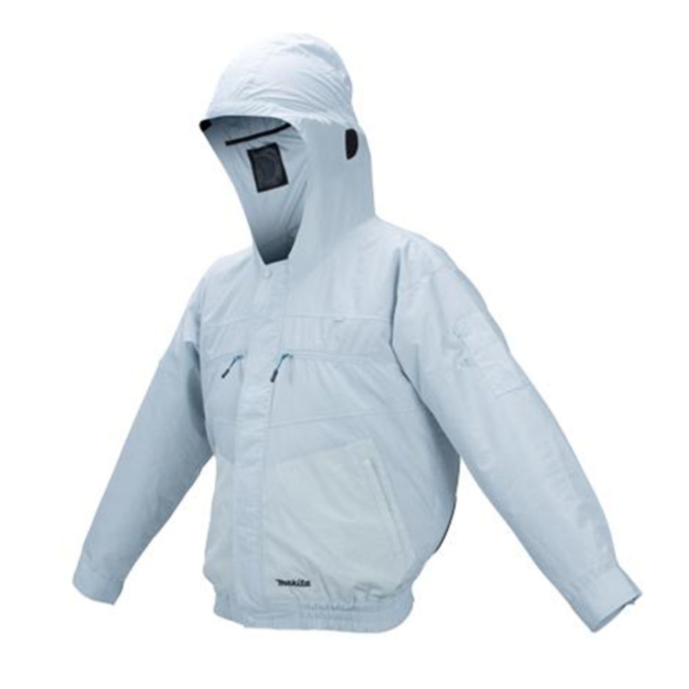 DFJ211ZXL เสื้อแจ็คเก็ตพัดลมไร้สาย BL โพลีเอสเตอร์ มีฮูด XL (LXT Li-ion-18V/12Vmax)