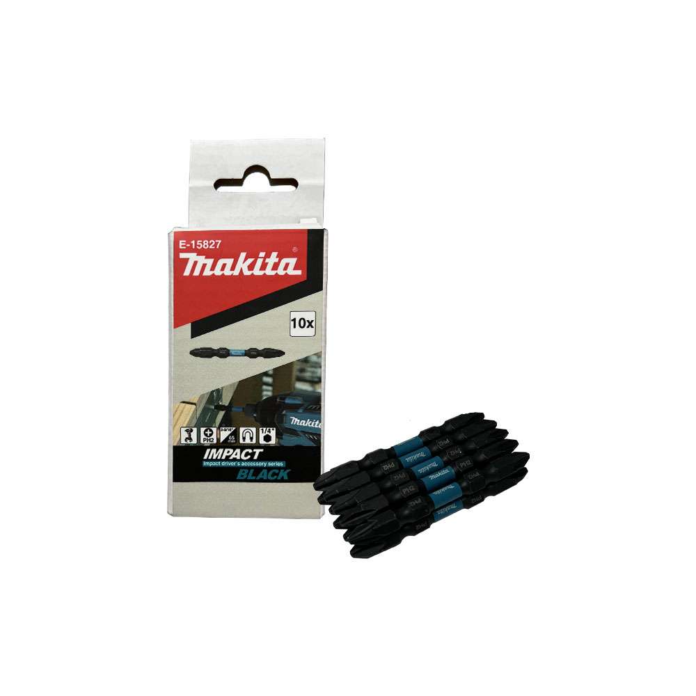 E-15827 Double Ended Screw Bit (E-Form) NZ PH2x65mm Impact Black